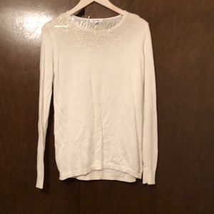 White Calvin Klein sweater